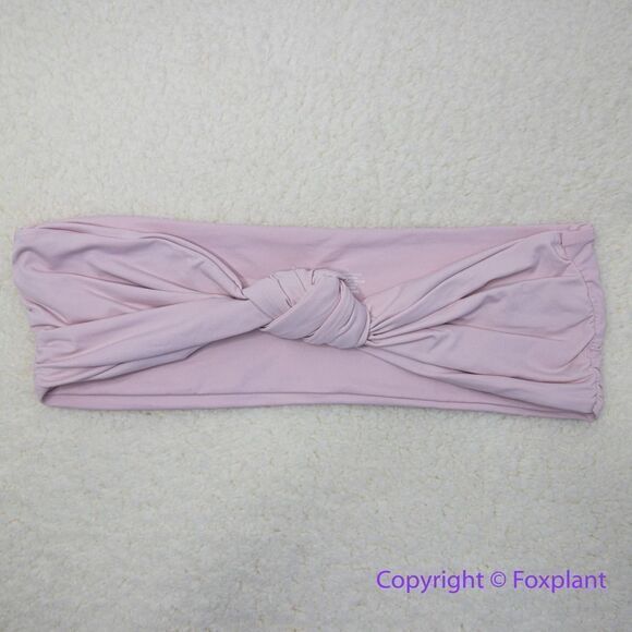 NEW Stone Fox Swim x‎ Free People lele knotted bandeau bikini top, size S - Picture 2 of 6